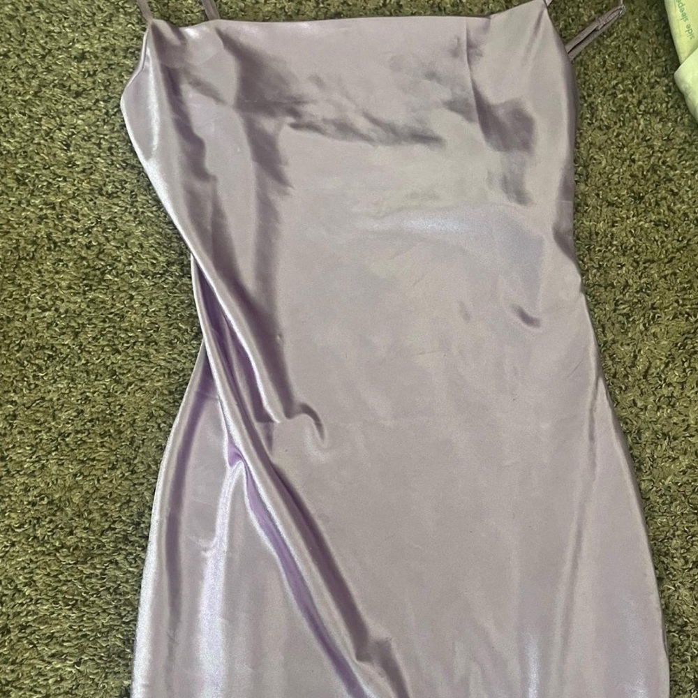 Elegant Lavender Slip Dress worn once